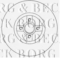 BORG & BECK bbd5794s -  Тормозной диск